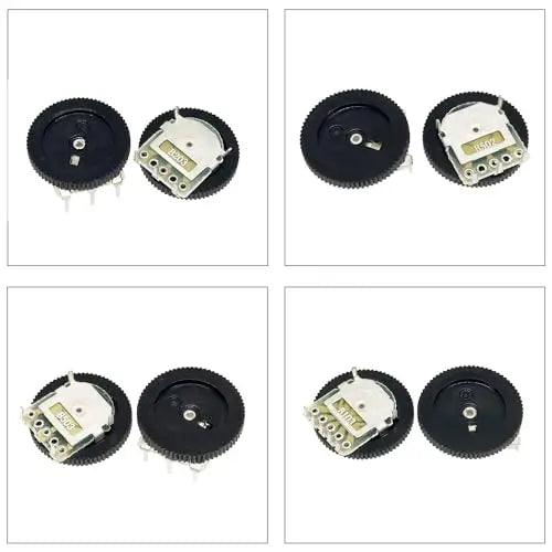 Dial Wheel Potentiometer PCB Mount Assortment Kit 5