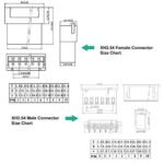 JST XH 2.54 Male Female Connector 4