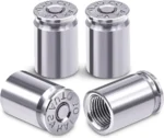4PCS Bullet Shell Tire Valve Stem Caps, Aluminum Alloy Car Air Stem Cap for Cars, SUV, Trucks, Bikes, Motorcycles, Bicycles - Image 11
