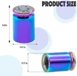 4PCS Bullet Shell Tire Valve Stem Caps, Aluminum Alloy Car Air Stem Cap for Cars, SUV, Trucks, Bikes, Motorcycles, Bicycles - Image 2