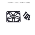 Rocket 40x40MM 30x30MM carbon cooling fan cover & M3 * 14mm 4pcs screws RC motor / electric regulating fan protection cover - Image 3