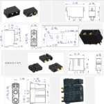 10Pairs Amass XT30(2+2) Female XT30PB(2+2) Male Gold Plated Plug with Signal Pin XT30U Aapter for RC Drone Aircraft Model - Image 7