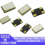10pcs 5032 4Pin Passive Crystal Oscillator SMD Series Kits 5.0*3.2mm  8 12 16 24 25 26 27 30 32 M MHz 8MHz 12MHz 16MHz 24MHz 25M - Image 2