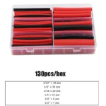 130 / 270pcs 3:1 Dual Wall Adhesive Heat Shrink Tubing kit, 6 Sizes(Dia):1/16",3/32",1/8",3/16",1/4"Best Cable Sleeve Tube Assor - Image 7