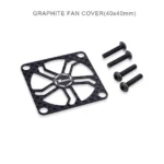 Rocket 40x40MM 30x30MM carbon cooling fan cover & M3 * 14mm 4pcs screws RC motor / electric regulating fan protection cover - Image 4