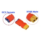 2pc Adapter XT30 XT60 XT90 Traxxas T Plug Deans EC5 EC3 Female to Male HXT 4MM Connectors Plug RC Lipo Battery Control Parts DIY - Image 37