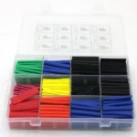 530/560/580/850pcs Thermoresistant tube heat shrink tubing, Insulation Sleeving Polyolefin 2:1 Shrink wrapping Assorted box kit - Image 24