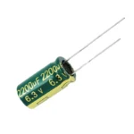 6.3v2200uf Volume 10x20mm  Aluminum Electrolytic Capacitors 6.3v 2200UF 6.3v2200MF 2200MF6.3v 6.3WV 6.3VDC 2200MFD 3300UF