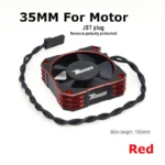 Rocket 25mm 30mm 35mm 40mm 50mm Metal Motor Cooling Fan Fan Heat Sink Fan Cover for 1/10 1/8 1/5 1/12 RC Car Brushless Motor ESC - Image 7