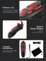 HOTRC DS-600 6CH 2.4GHz Radio System Transmitter Remote Controller with DS 600 PWM 6 Channel Receiver for RC Boat - Image 15