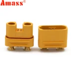 Amass AS150U 70A Copper Plated Male/Female Plug Connector Resistance Adapter Cable 35CM 55CM For RC Racing FPV Drone Model Parts - Image 3