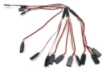5pcs/lot 20cm 1 to 1/1to 2 / 1 to 3 /1 to 4 RC Servo Extension Wire Cable for Futaba JR Male to Female RC Model - Image 13