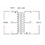 600:600 audio DS2205 permalloy audio isolation transformer balanced unbalanced conversion - Image 4