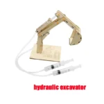 Hydraulic Excavator DIY Student Technology Small Production Science and Education Toy Model Science Experiment Toy - Image 7