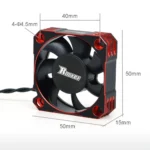 Rocket 25mm 30mm 35mm 40mm 50mm Metal Motor Cooling Fan Fan Heat Sink Fan Cover for 1/10 1/8 1/5 1/12 RC Car Brushless Motor ESC - Image 41