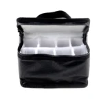 155x115x90mm Fireproof Explosion-Proof Safety Bag Built-in 8 Compartments for RC Model Airplane Helicopter FPV Drone Batteries - Image 6