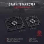 Rocket 25mm 30mm 35mm 40mm 50mm Metal Motor Cooling Fan Fan Heat Sink Fan Cover for 1/10 1/8 1/5 1/12 RC Car Brushless Motor ESC - Image 43