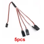 5pcs/lot 20cm 1 to 1/1to 2 / 1 to 3 /1 to 4 RC Servo Extension Wire Cable for Futaba JR Male to Female RC Model - Image 10