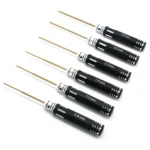 RC Tools 6 pcs hex screw driver Set Titanium Plating Hardened 0.9 1.3 1.5 2.0 2.5 3.0mm screwdriver For Rc Drone Rc toys (1 set) - Image 3