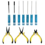 10pcs/set Ball Link 10 in 1 RC Helicopter Screwdriver Pliers Hex Hand Repair Tools Kits(1set) rc tools set Dropship - Image 4