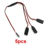 5pcs/lot 20cm 1 to 1/1to 2 / 1 to 3 /1 to 4 RC Servo Extension Wire Cable for Futaba JR Male to Female RC Model - Image 9