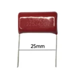 5pcs CBB Polypropylene Film Capacitor 400v225J P20mm P25mm 400v 2.2UF CBB22 225J400v - Image 7