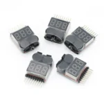 Lipo Battery Voltage Tester volt meter monitor buzzer Alarm 1-8s 3.7V-22.2V For Rc Lipo Battery Models - Image 9