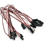 5pcs/lot 20cm 1 to 1/1to 2 / 1 to 3 /1 to 4 RC Servo Extension Wire Cable for Futaba JR Male to Female RC Model - Image 5