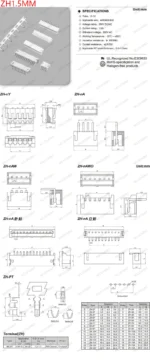 10PCS 1.0 1.25 1.5 2.0 2.54 SH/JST/ZH/PH/XH 1.25MM 2.0MM 2.54MM Male Pin Header Socket Dip/Right Angle SMD 2/3/4/5/6/7/8/9/P Pin - Image 13