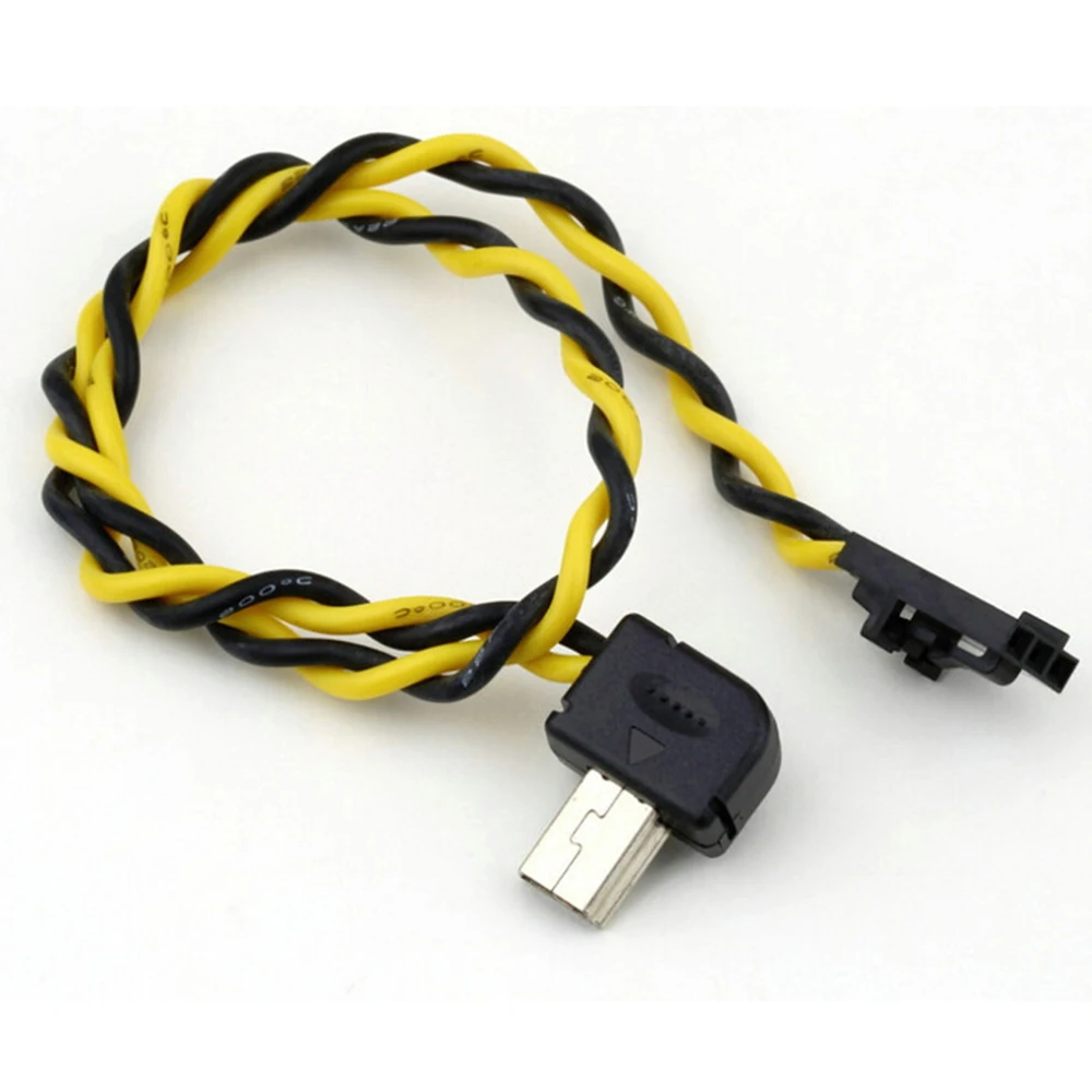 H5dffdafb15724756a0622d0cb94d48c4O.webp LS4G Hero3 USB 90 Degree Connector to AV Video Output Cable FPV Hero 3 For Rc FPV Drone - Image 1