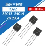 50pcs S9013 Transistor TO-92 Package NPN Power Transistor Transistor 2N3904 In-line Transistor S9014