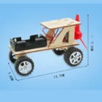 DIY Wind Off-road Vehicle Car DIY Science Experiment Kit & Education Model Toy For Children Gift Toy Project - Image 4