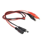 DC Male/Female Jack Connector Alligator Clips Crocodile Wire 12V Power Cable To 2 Alligator Clip Connected Voltage 5.5*2.1mm - Image 5