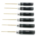RC Tools 6 pcs hex screw driver Set Titanium Plating Hardened 0.9 1.3 1.5 2.0 2.5 3.0mm screwdriver For Rc Drone Rc toys (1 set) - Image 4