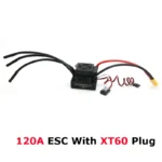 Rc 120A Brushless ESC Electric Speed Controller with 5.8V / 3A SBEC 2-4S Programe card for 1/8 1:8 RC Car - Image 8