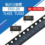 100pcs/lot TL431 SMD Transistor Package SOT-23 CJ431/AZ432 Printing 431/432 Regulator TL432 - Image 2