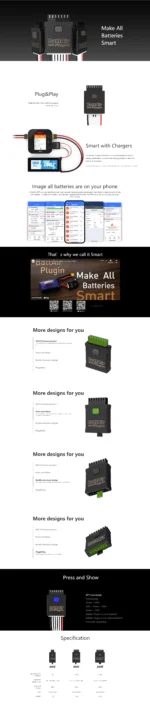 ISDT BattAir Plugin Battery Management System Lipo Battery Smart Controller APP Bluetooth Control 2s 3-4s 5-6s - Image 12