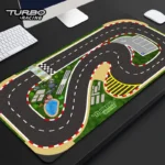 50x95cm 160x90cm 120x80cm 180x80CM Portable Turbo Racing Rubber Mat 1:76 RC Mini Car Track Race Accessory for Table Racing Car - Image 2