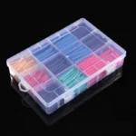 530/560/580/850pcs Thermoresistant tube heat shrink tubing, Insulation Sleeving Polyolefin 2:1 Shrink wrapping Assorted box kit - Image 16