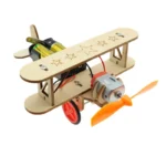Wooden DIY Airplane Kids Puzzles Helicopter School Projects Experiment Kits Science Toys For Children Education - Image 7