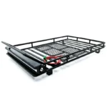 Large Size Luggage Carrier Roof Rack with LED Light Bar for 1/10 RC Crawler Car Axial SCX10 90046 Traxxas TRX4 - Image 6