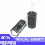 400v100uf 18x30mm Aluminum Electrolytic Capacitor 400v 100uf 100mf400v 100MFD400v 400vdc 400wv 100mf 100MFD 120uf 150uf 180uf - Image 3