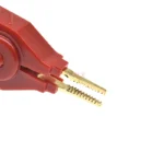 1PCS Alligator Clip 90mm Kelvin Copper Gold Plate Clip LCR Test Clip Grey/Black/Red For Precision Instruments - Image 4
