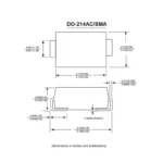100pcs SMA S2M Rectifier Diode SMD Package DO-214AC 2A/1000V 2A/1000V RL207 - Image 5