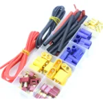 T Plug / XT60 / XT90 / EC3 / EC5 Male & Female Plug Adapter Connectors with 16AWG Silicone Wire and Shrink Tube For RC FPV Drone - Image 12