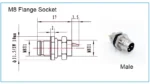 M8 waterproof sensor connector male & female plug 3/4 pin Straight type wire connector Screw Threaded coupling 3Pin/4Pin - Image 7
