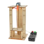 DIY Electric Remote Control Lift Elevator Wooden Model Kit Science School Projects Experiment Science Toys For Kids Education - Image 12