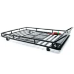 Large Size Luggage Carrier Roof Rack with LED Light Bar for 1/10 RC Crawler Car Axial SCX10 90046 Traxxas TRX4 - Image 3