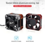Rocket 25mm 30mm 35mm 40mm 50mm Metal Motor Cooling Fan Fan Heat Sink Fan Cover for 1/10 1/8 1/5 1/12 RC Car Brushless Motor ESC - Image 39
