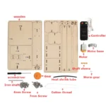 DIY Electric Remote Control Lift Elevator Wooden Model Kit Science School Projects Experiment Science Toys For Kids Education - Image 7